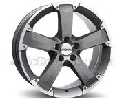 Ronal R47 8x17 5x118 ET45 DIA71 (titanium rim lip diamond cut)