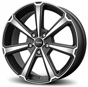 Momo Legend 7x17 5x100 ET43 DIA72,2 (matt black polished)