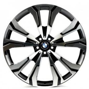 Replica BMW (B2901) 9,5x23 5x112 ET32 DIA66,6 (gloss black machined face)