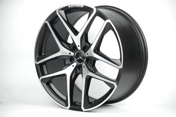 Replica Mercedes (MR5528) 10x21 5x130 ET33 DIA84,1 (satin black machined face)