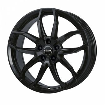 Rial Lucca 7,5x17 5x112 ET45 DIA70,1 (diamond black front polished)