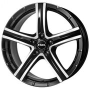 Rial Quinto 9,5x20 5x114,3 ET38 DIA70,1 (diamond black front polished)